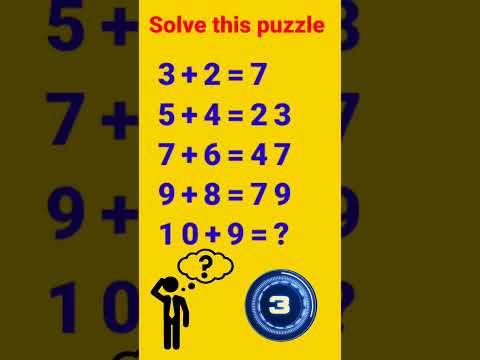 math puzzle for genius mind #mathpuzzle #trickyquestion #brainpuzzles #mathspuzzle #puzzlequestion