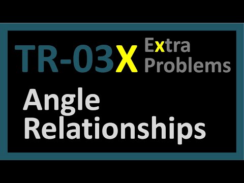 TR-03X: Angle Relationships (Trigonometry series by Dennis F. Davis)