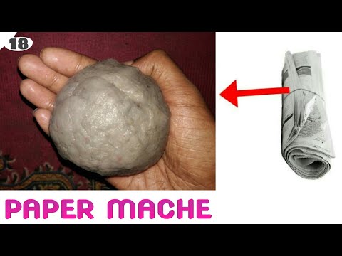 How to make paper mache with newspaper