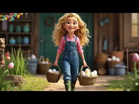 Lily learns where her food comes from - Kids educational video - Farm