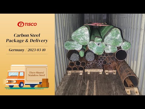 Carbon steel pipes and plates shipped to Germany on March 10nd