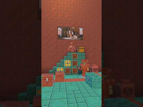 Copper Golem NEW! #Minecraft #update #minecraftupdate #coppergolem #minecraftbedrock #new #newupdate