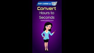 Telling Time For Children | Hours to Seconds | Learning Time | Telling Time For Kids Math #shorts