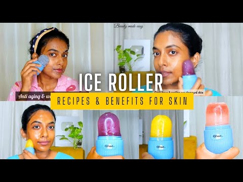 Cool Down & Glow Up- Ice Roller benefits for skin: 4 Ice Roller Recipes for All Skin Types!