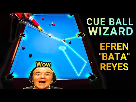 Efren BATA Reyes Controls the CUE BALL Like No Other