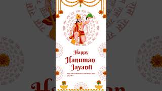 Hanuman Jayanti Greeting Mobile Video