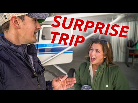 She has NO CLUE ✈︎ Surprise Birthday Trip | Summit Big Bend: Part 1