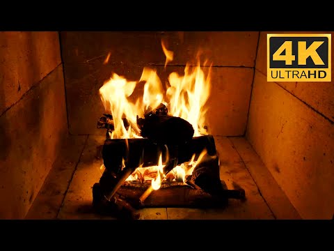 Cozy Fireplace 🔥Wonderful Fireplace Burning 4K🔥 Relaxing Burning Fireplace & Crackling Fire Sounds 🔥