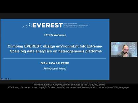 8. Gianluca Palermo: climbing EVEREST: dEsign enVironmEnt foR Extreme-Scale BD analyTics on HP