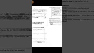 AIOU Code 456 Past paper Autumn 2024 | Business Taxation | 03468885319