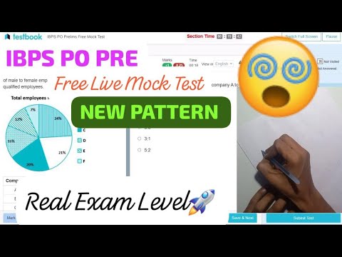 🎯Testbook IBPS PO free Live Mock test 📚✍️ | Share your Score 📝👆 | How to attempt mock test 🗒