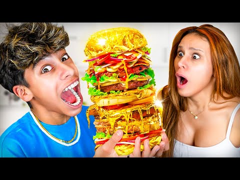 $1 Burger VS $10,000 Burger! 🍔