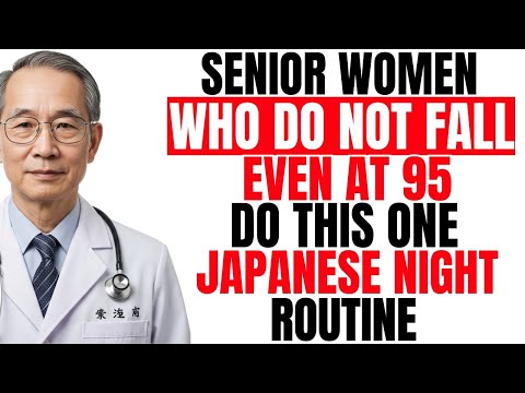 Women Over 60? This Japanese Night Routine Prevents Falls. It Only Takes 1 minute. | Senior Health