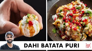 Dahi Batata Puri Recipe | Street Style Chaat | दही बटाटा पूरी | Chef Sanjyot Keer