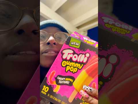 Trolli Gummi pops! #trolli #gummies #frozen #popsicle #chery #lemonade