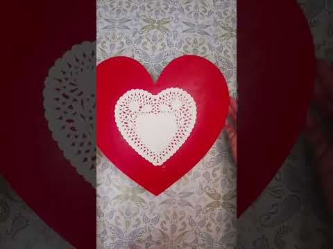 How to Make a Heart Shaped DIY Chocolate Box!  #fyp #FYP #diy#valentinesday #craftideas