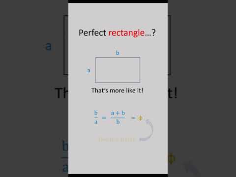 Golden Ratio | You won't believe how simple it is to define perfection! #math #goldenratio #maths