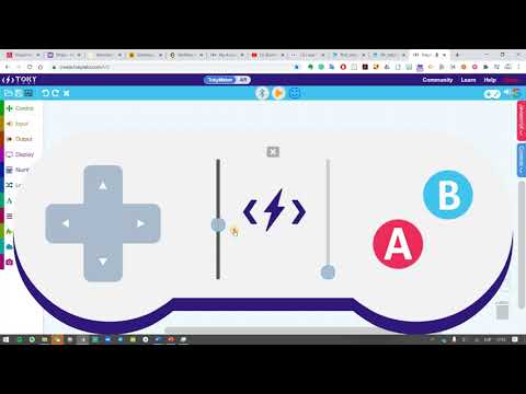Using remote Gamepad with Tokymaker and motor shield.