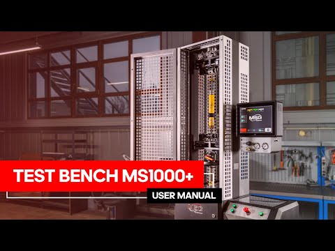 Detailed manual on MS1000+ Test bench operation