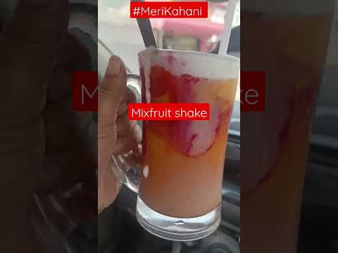 Veg Thali and mixfruit shake for Lunch #shorts #satisfying #youtubeshorts #food #merikahani #indian