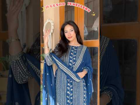 Meesho festive wear Jewellery haul under budget #khushiglamgirl #meesho