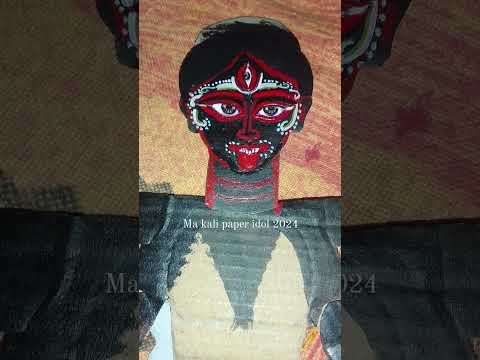 ma Kali paper idol 2024 coming soon ✨|  #art | #craft | #shorts | #song