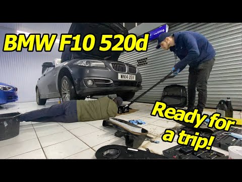 He's only gone a bought it! The BEST daily driver? F10 520d FIRST SERVICE before SPECIAL TRIP!