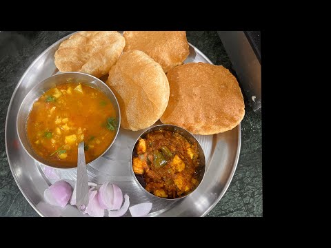 Day-7 good morning 🌾🥰 #breakfastspecial  #sabjipuri  #puri  #lunch 