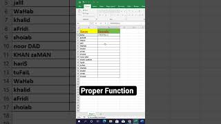 How to Use PROPER Function in MS Excel 2025 | Convert Text to Proper Case | Full Tutorial
