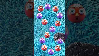 PacMan vs 10 Impossible Eggs Challenge #shorts #funny #shortvideo