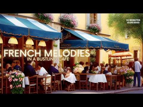 Café Rendezvous | A Musical Soirée in Paris | French Melodies in a Bustling Café