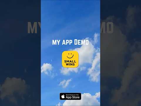 Small Wins Tracker App Demo  #appdeveloper #appdevelopment #indiedeveloper #buildinpublic #smallwins