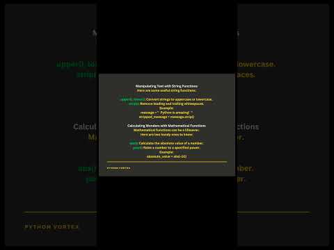 Built in Functions #python