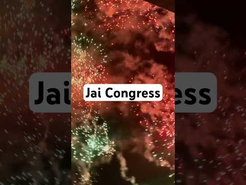 Congress party celebrations #congress #revanthreddy #firecracker #celebrations