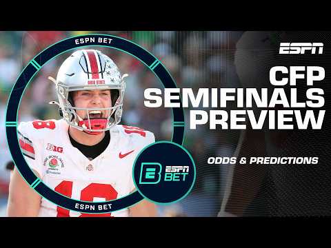 CFP Semifinals odds & predictions 🏈 Ohio State vs. Texas & Notre Dame vs. Penn State | ESPN BET Live