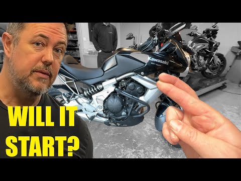 I ATTEMPT TO START A KAWASAKI VERSYS (UNTOUCHED FOR 6 YRS!)