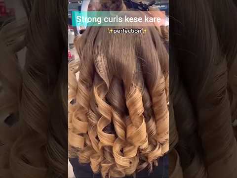 long lasting hair curls kese kare #shorts