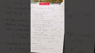 10th class Maths chapter 9👉 Equations /(Useful for exam) 👍💯#youtubeshorts #maths #10th #class