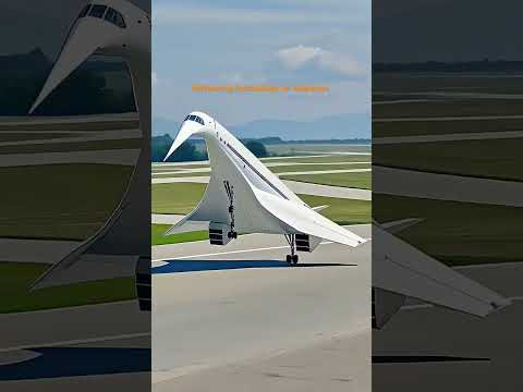 concorde beautiful airplane advancing technology #airplane #technologyfacts #france  #aligators