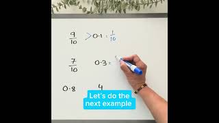 Mastering Fractions and Decimals: A Fun Comparison! #mathchallenge #edtech #education #maths #shorts