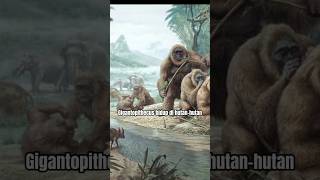 Gigantopithecus si kera terbesar yang pernah ada #faktaunik #dinosaurus  #faktahewanprasejarah