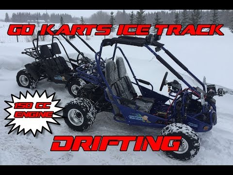 Go Karts Ice Track Drifting