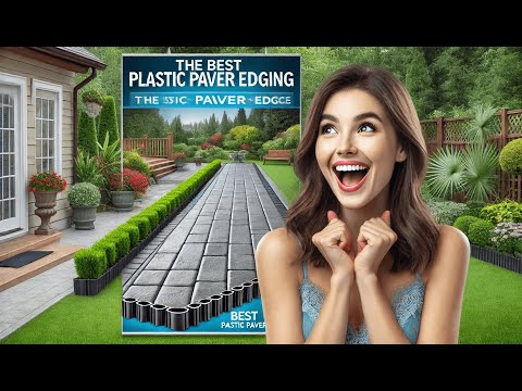 🌿 YANEYRIE Garden Edging, 40ft Landscape Edging | Best Plastic Paver Edging 🏡