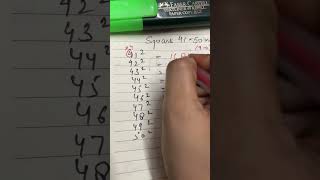 Square trick #mathsclass #squaretrick #youtubeshorts #mathstricks #easymathtricks #mathsforkids