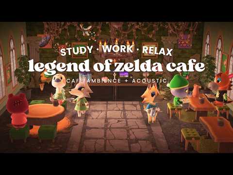 Legend of Zelda Inspired Café ⚔ 1 Hour Zelda Jazz Covers No Mid Ads ☕ VGM | Study Music | Work Aid 🎧