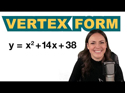 Completing the Square – Standard Form to Vertex Form