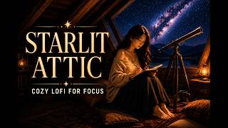 Starlit Attic 🌌 Cozy Lofi for Focus & Late-Night Study