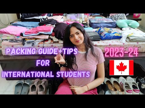 Packing for International students+Tips| What to pack in cabin v/s Checkin- Canada?