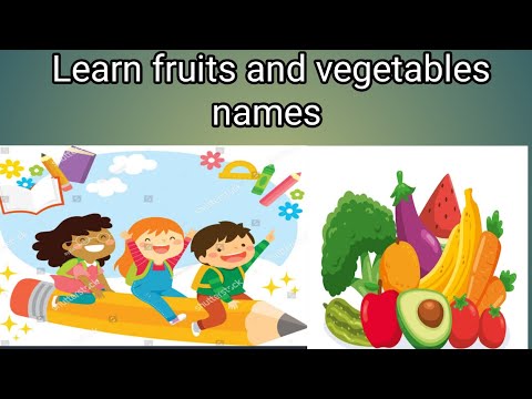 Learn vegetables and fruits name @DisDreamPixVi @LikeNastya_Stories