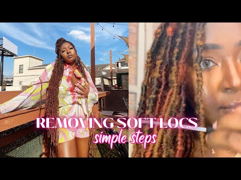 HOW TO REMOVE FAUX LOCS + MINIMUM PRODUCT BUILD UP PRE-WASH | TANELLE IRENE
